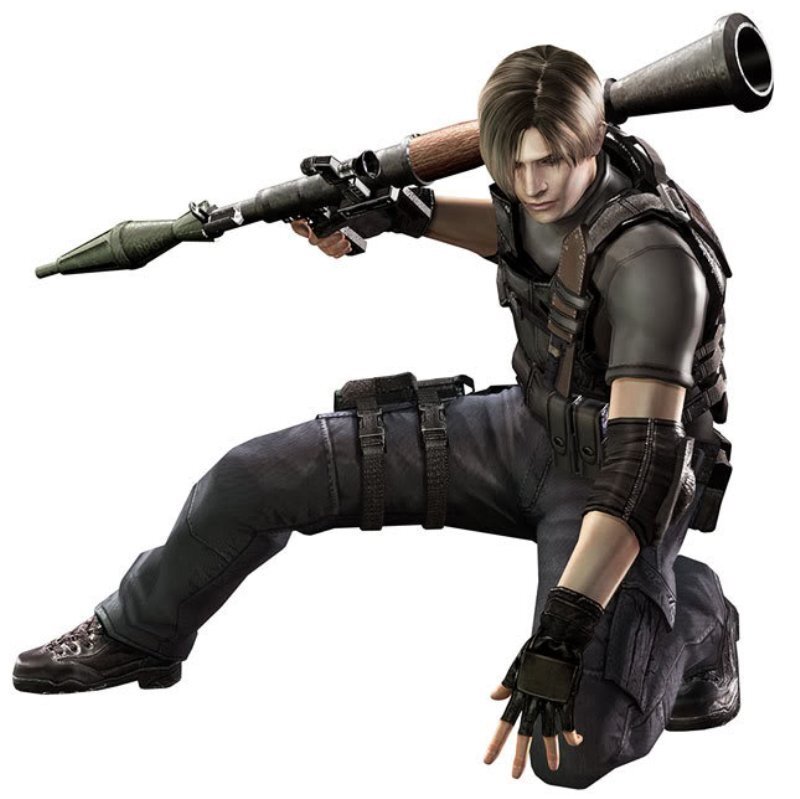 Man Holding Rocket Launcher