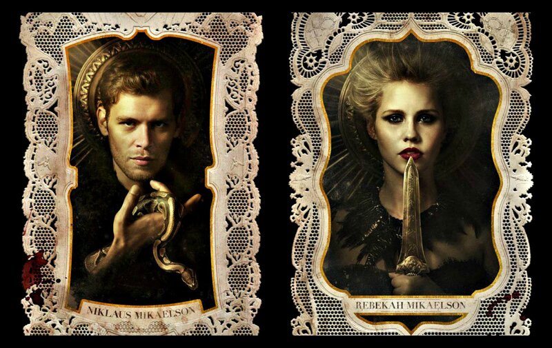Man Holding Snake; Woman with Dagger