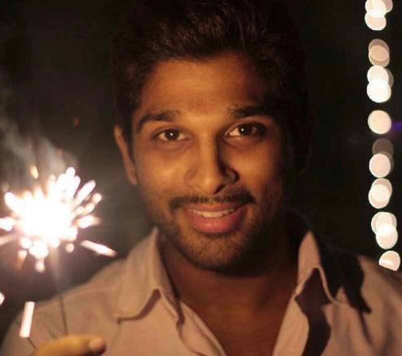 Man Holding Sparkler