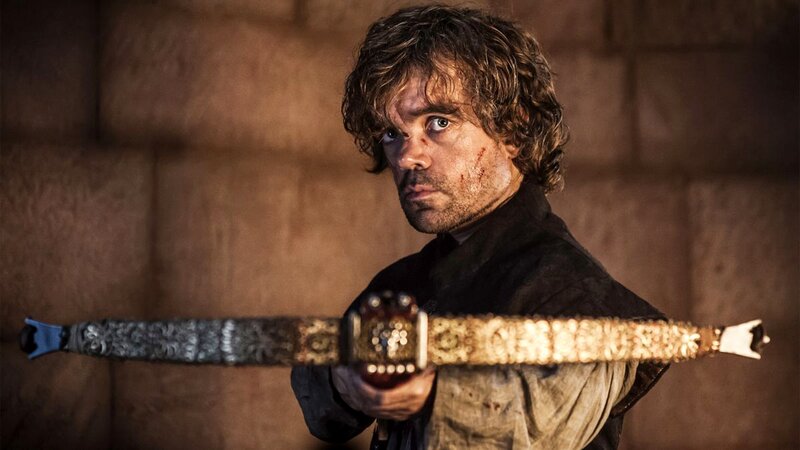 Man Holding Sword — Brown, Dramatic, Photograph, Stone Wall