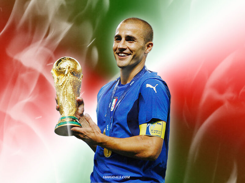 Man Holding Trophy — Blue