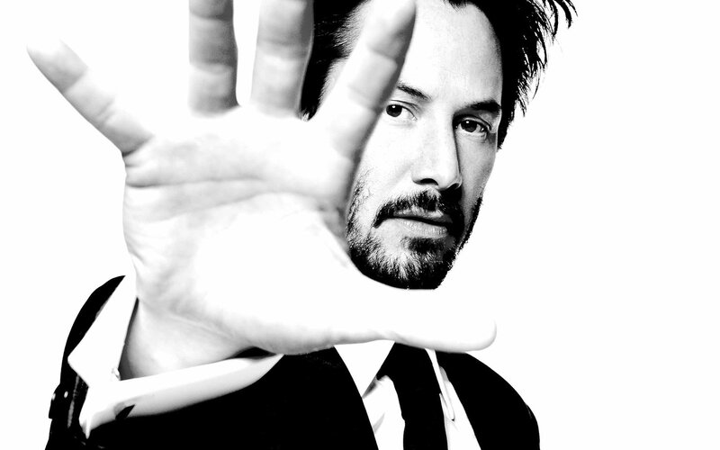 Man Holding Up Hand — Black