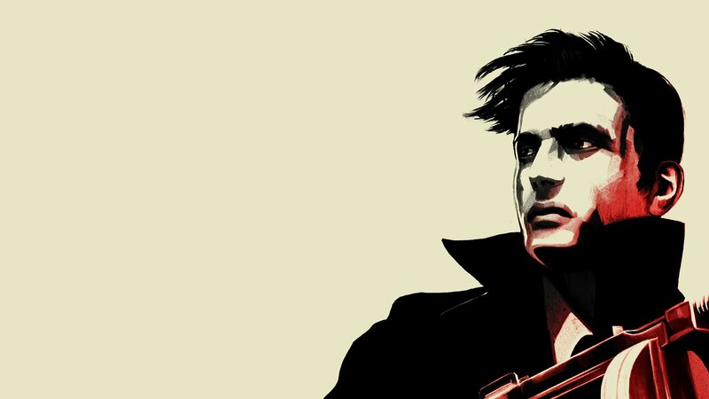 Man Holding Violin — Black, Dramatic, Digital Art