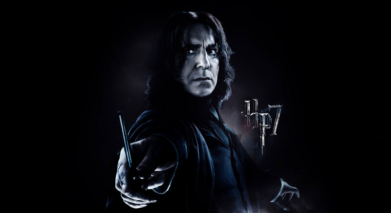 Man Holding Wand — Black, Dramatic