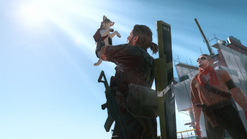 Man Holding Wolf Pup