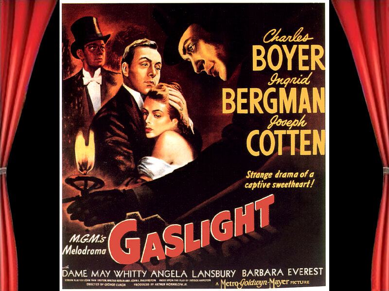 Man Holding Woman — Red, Dramatic, Night