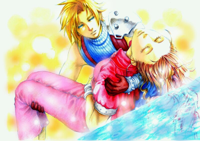 Man Holding Woman — Yellow