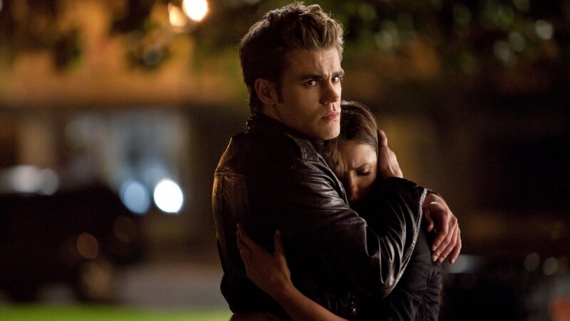 Man Hugging Woman — Black, Dramatic