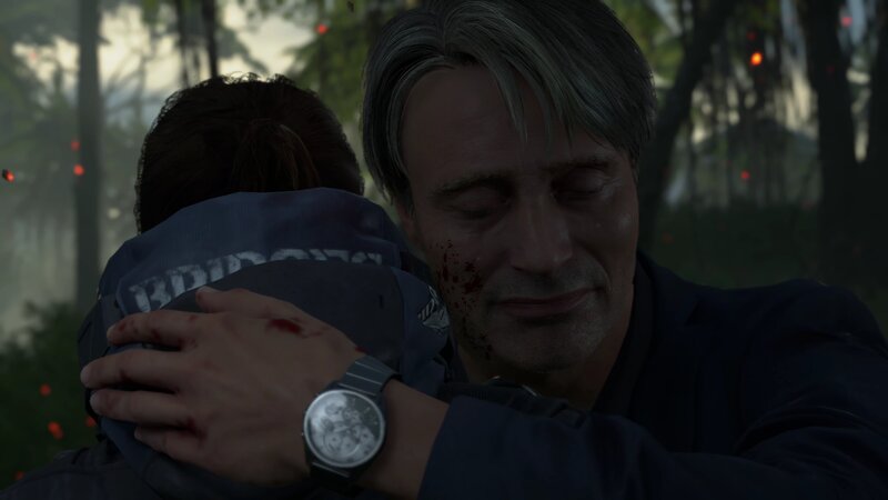 Man Hugging Woman — Dark