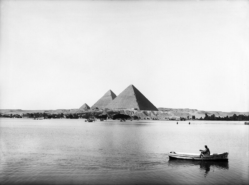 Man in a Boat — Black, Serene
