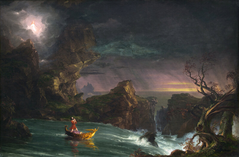 Man in a Boat — Dark Blue