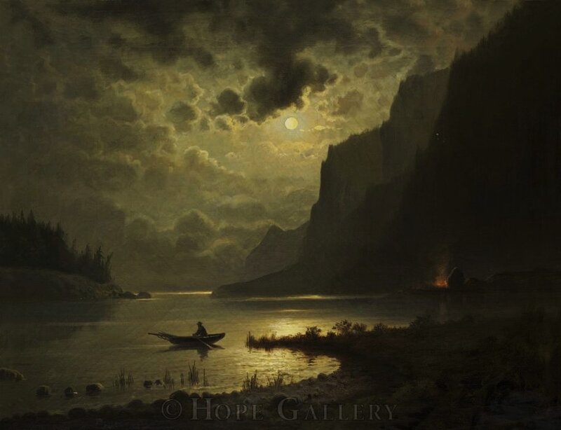 Man in a Boat — Dark Green