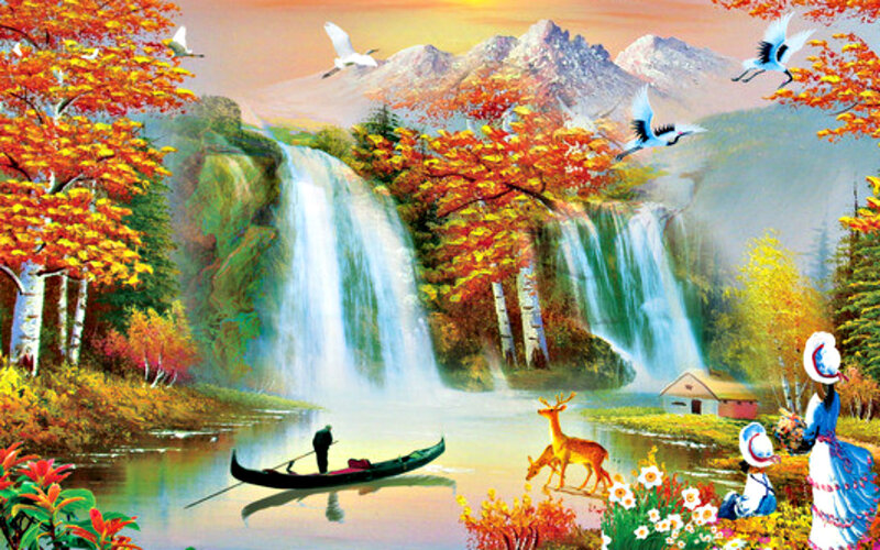 Man in a Boat — Orange