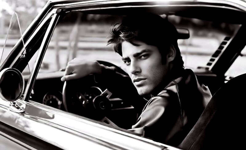 Man in a Car — Black