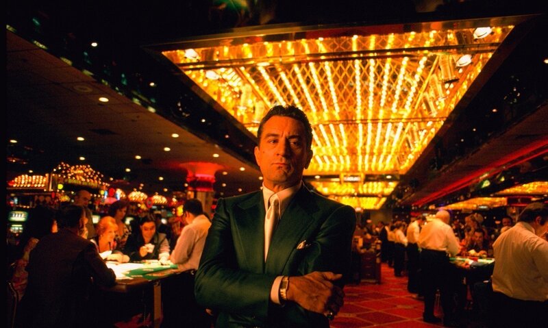 Man in a casino