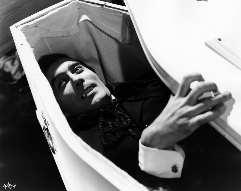 Man in a Coffin — Black