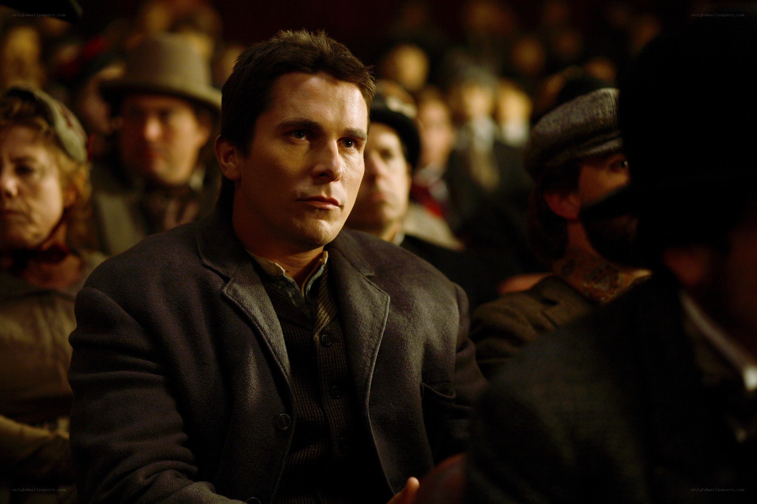 man in a crowd at event