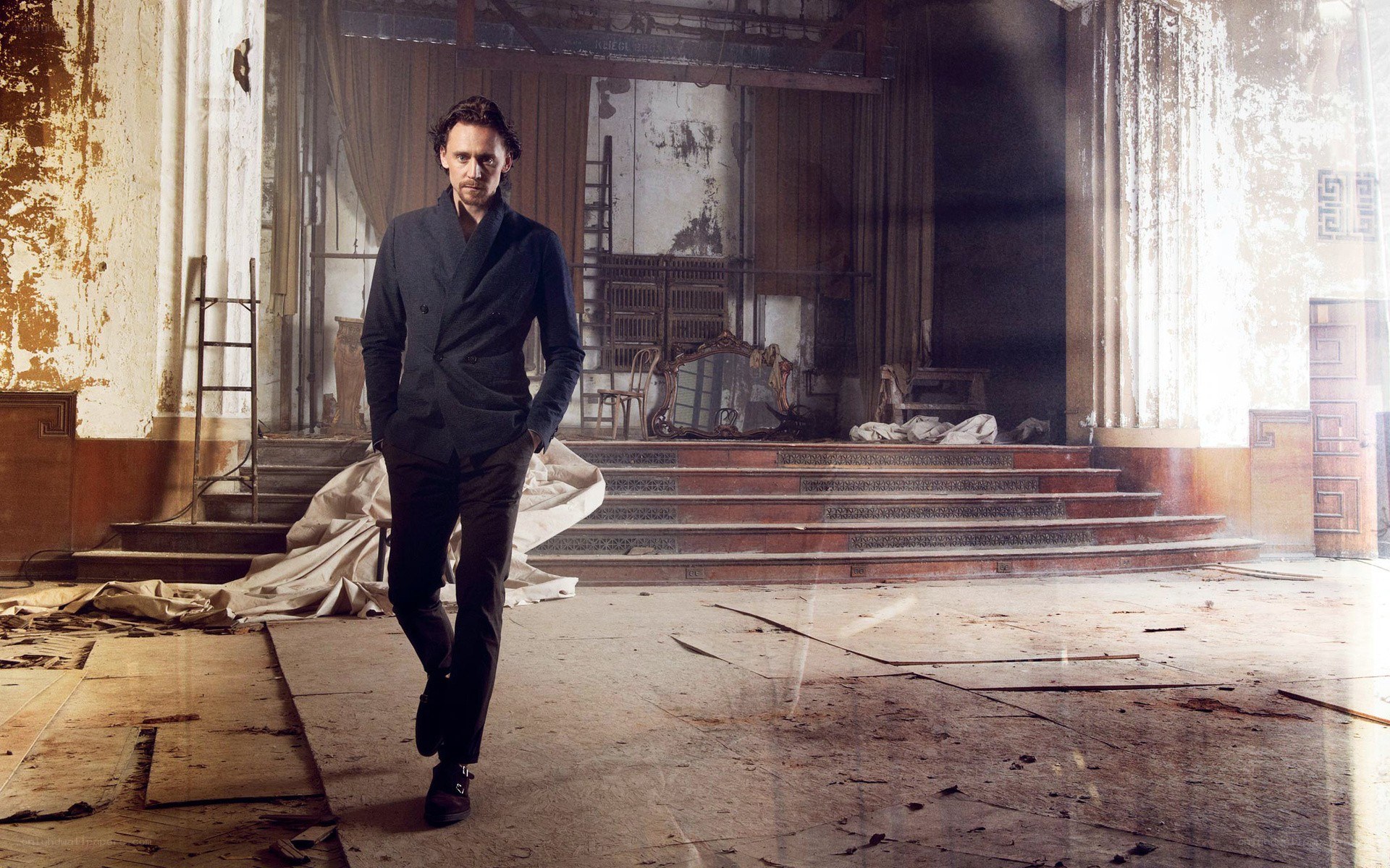 man in a dark suit