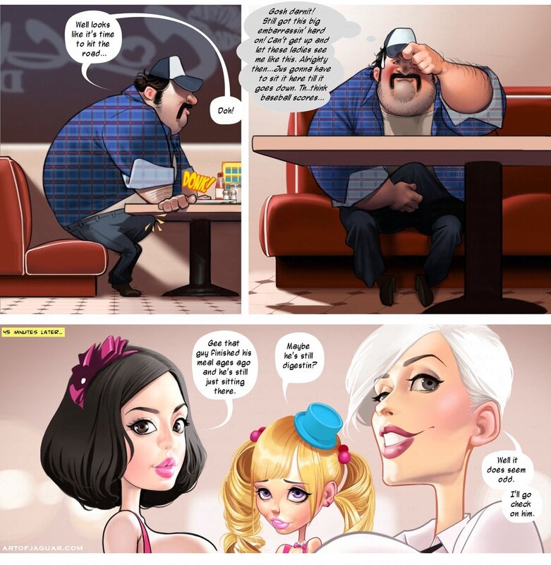 Man in a diner