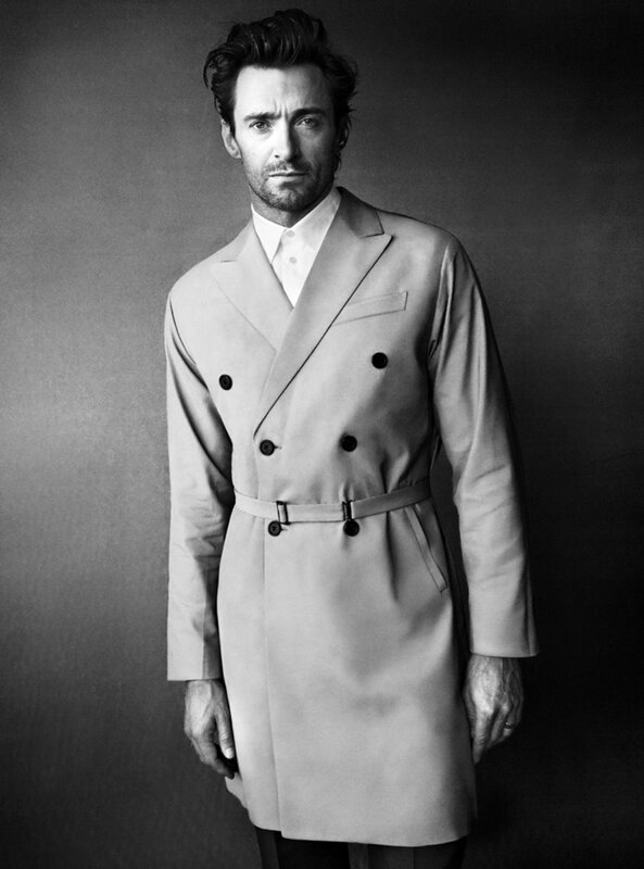 Man in a double-breasted coat
