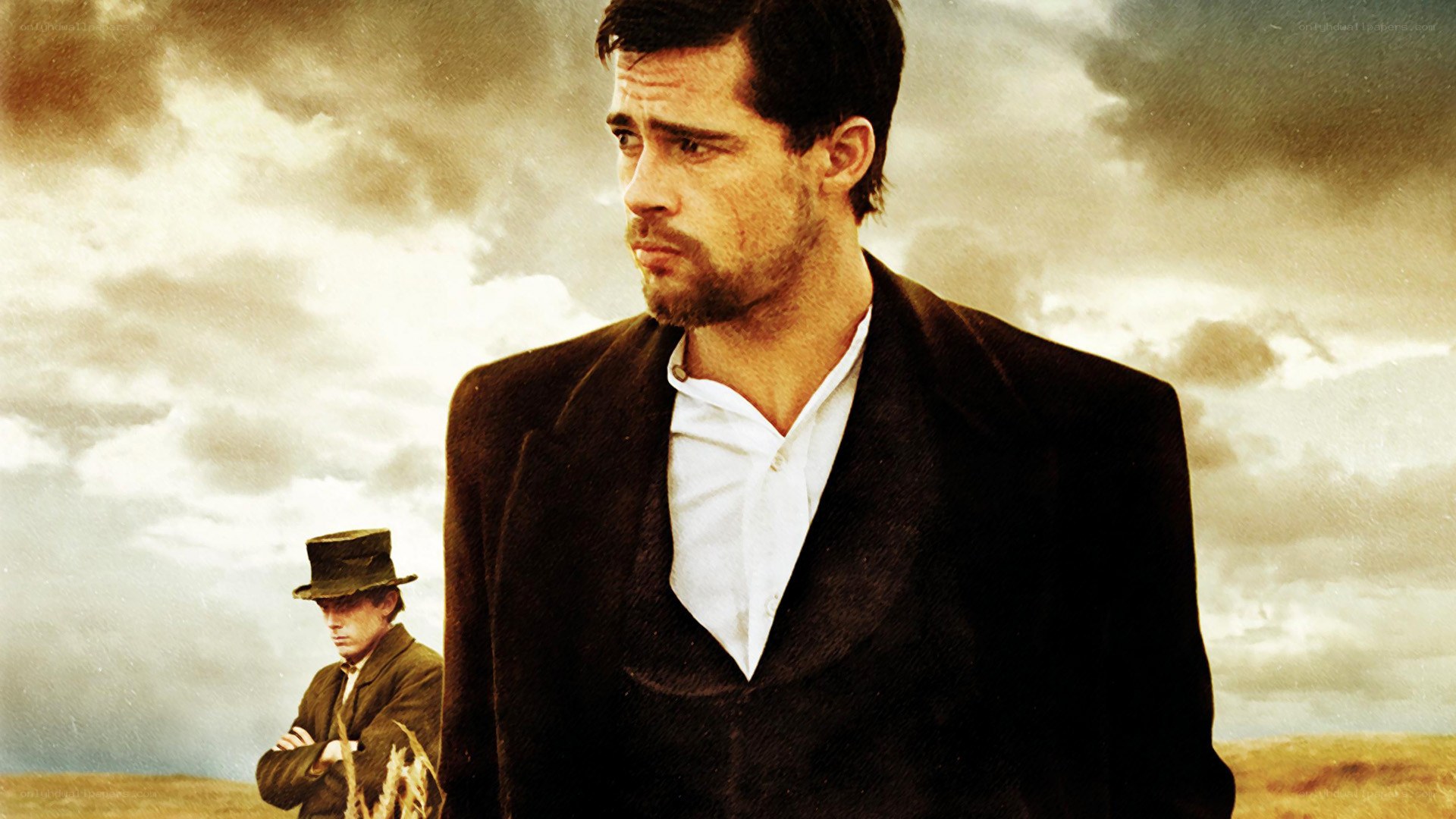 Man in a field with another man