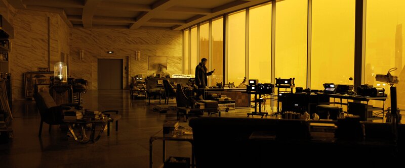 Man in a High-rise Office