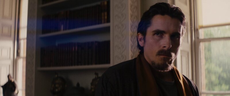 man in a library