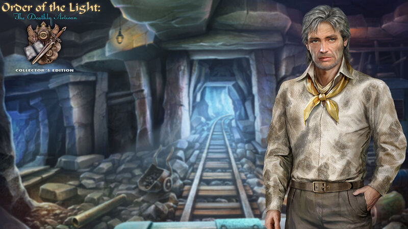 Man in a Mine Tunnel