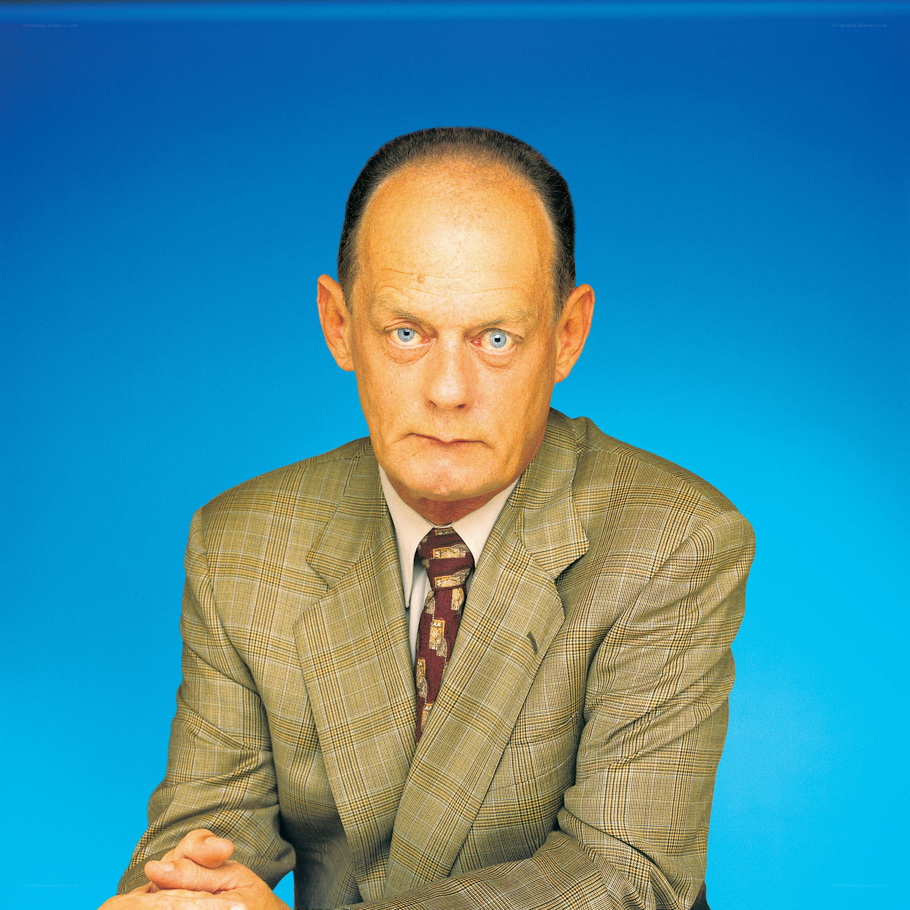 Man in a plaid suit