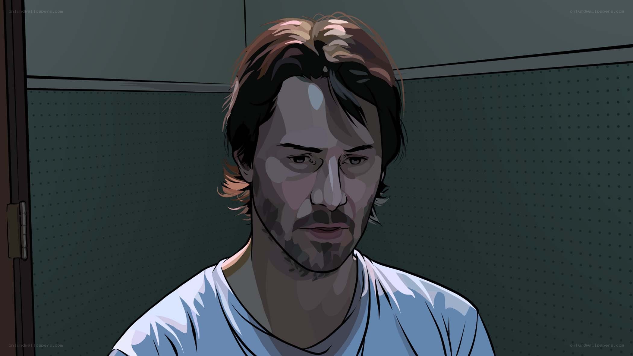 man in a room