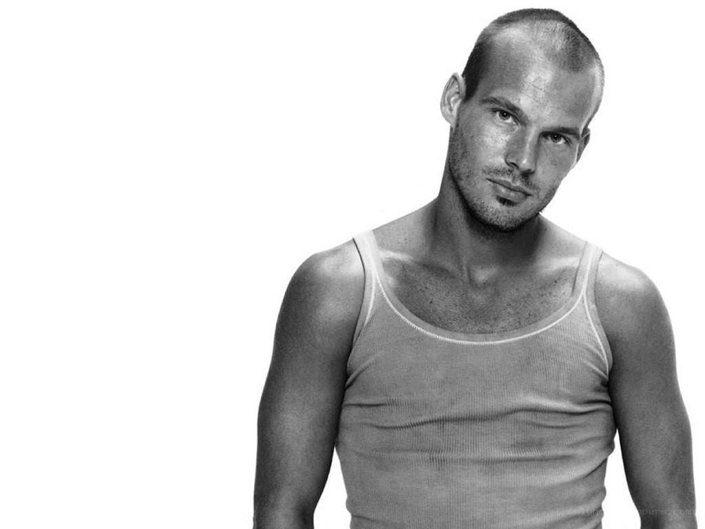 man in a tank top