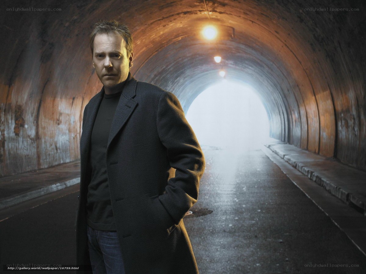 Man in a tunnel