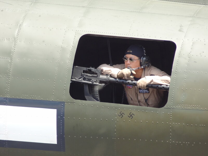 Man in Aircraft Gunner