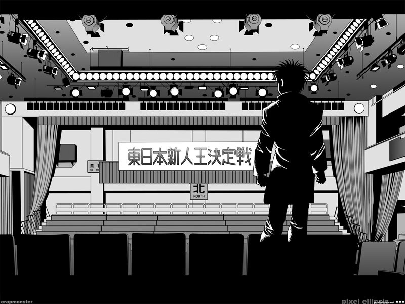 Man in an empty theater