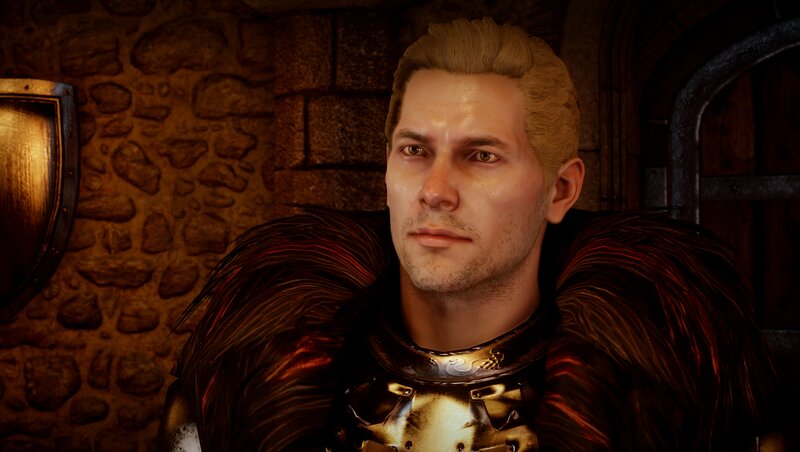 Man in Armor — Brown, Serious, 3d Render
