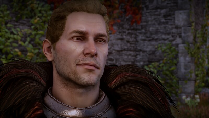 Man in Armor — Brown, Serious, Autumn
