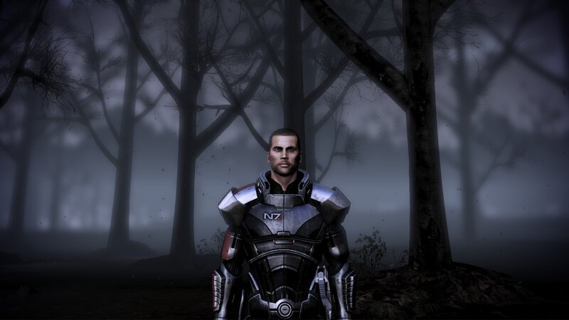 Man in Armor — Gray, Dark, Somber