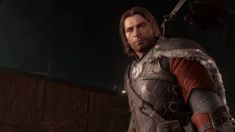 Man in Armor — Gray, Dramatic, Night