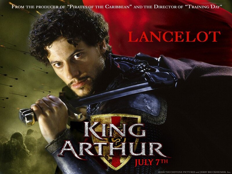 Man in Armor Holding Sword — Red, Dramatic, Photograph