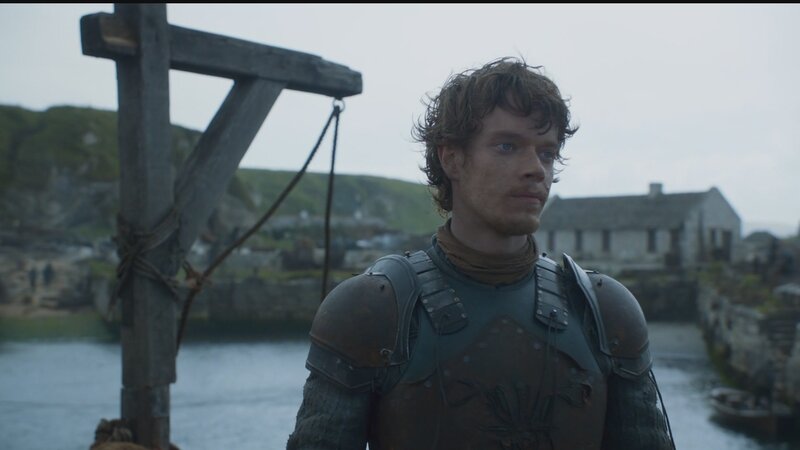 man in armor near gallows