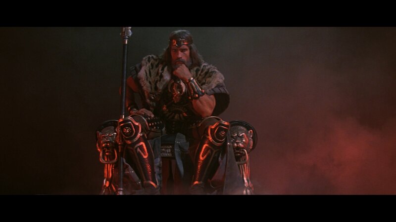 Man in Armor on Throne