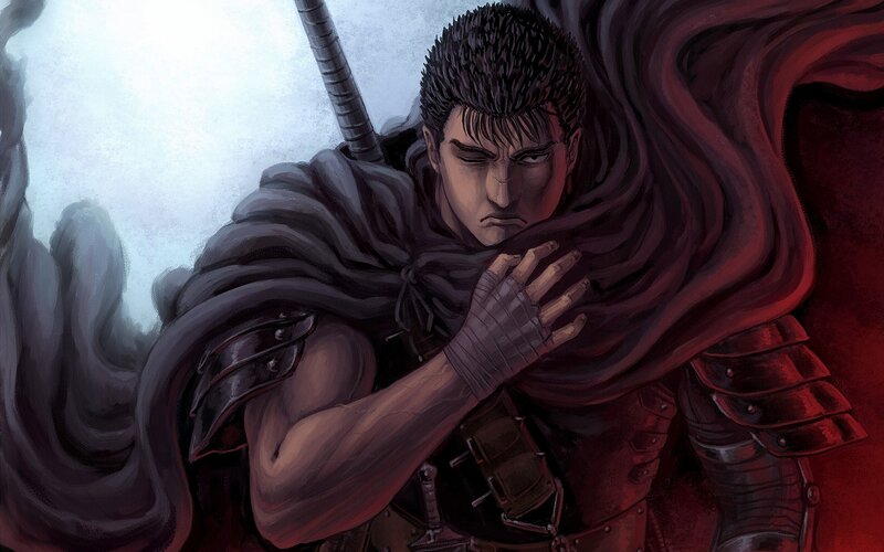 Man in Armor with Cloak
