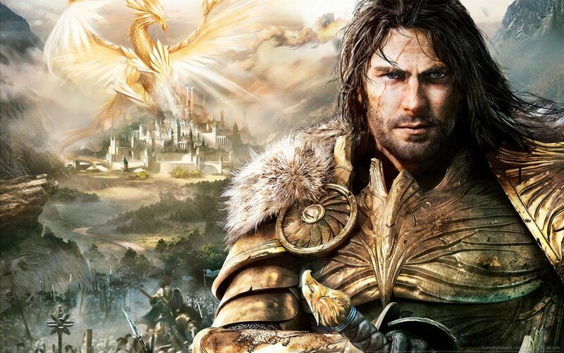 Man in Armor with Dragon — Gold