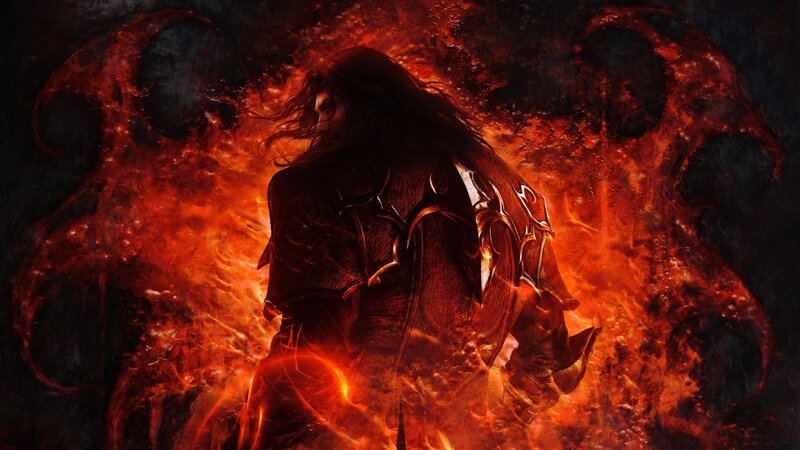 Man in Armor with Fire