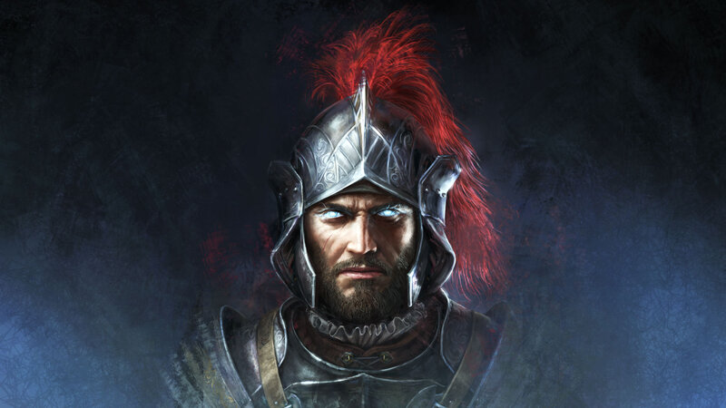Man in Armor with Red Plume