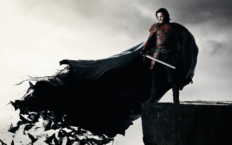 Man in Armor with Sword — Black, Dramatic