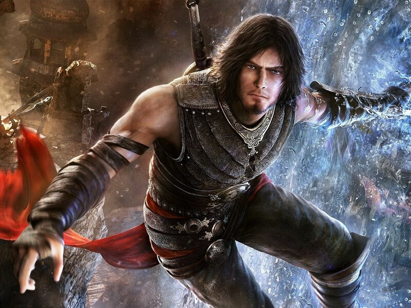 Man in Armor with Sword — Brown, Dramatic, Digital Art, Ancient Ruins