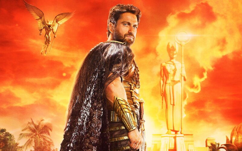 Man in Armor with Wings — Orange