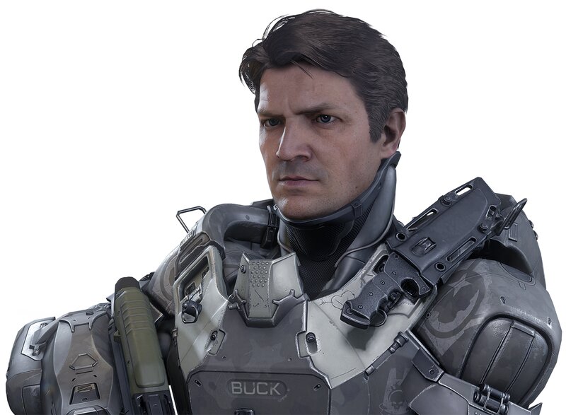 Man in Armored Suit — Gray