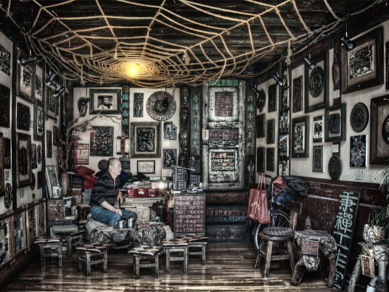 Man in Art Studio
